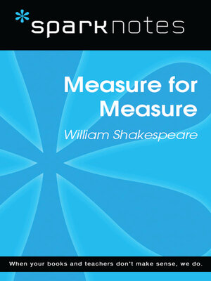 cover image of Measure for Measure (SparkNotes Literature Guide)